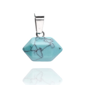 Wisiorek poziomy z turkmenitu amulet