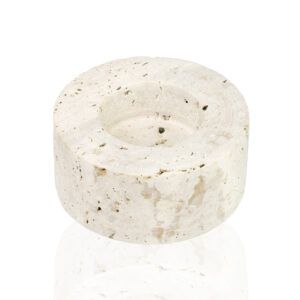 Świecznik z trawertynu