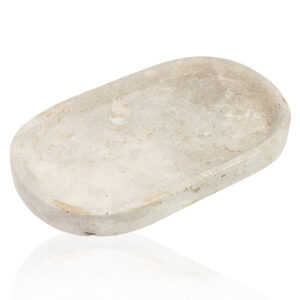 Taca owalna z trawertynu