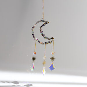 Łapacz słońca Księżyc fluoryt