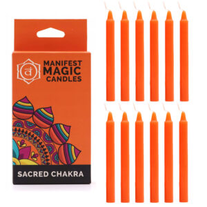 Świece pomarańczowe