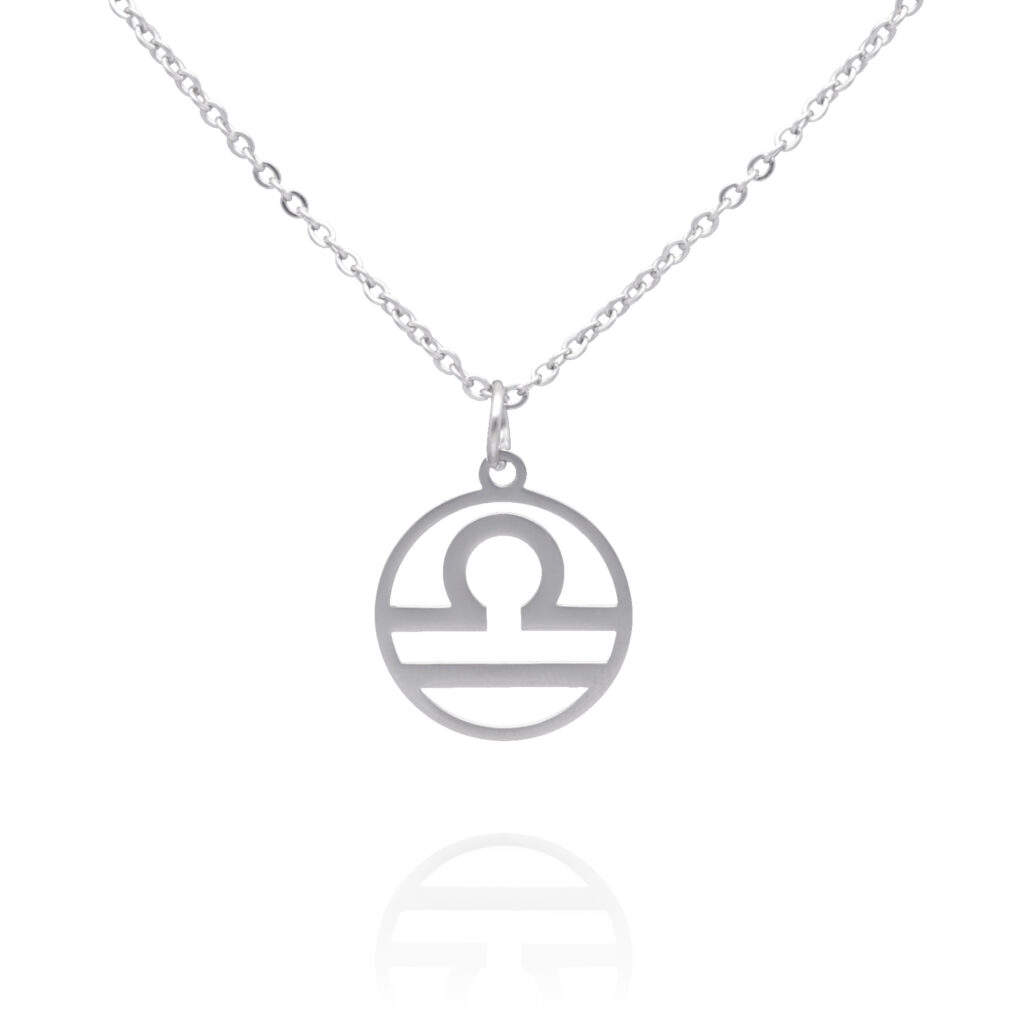 naszyjnik znak zodiaku waga