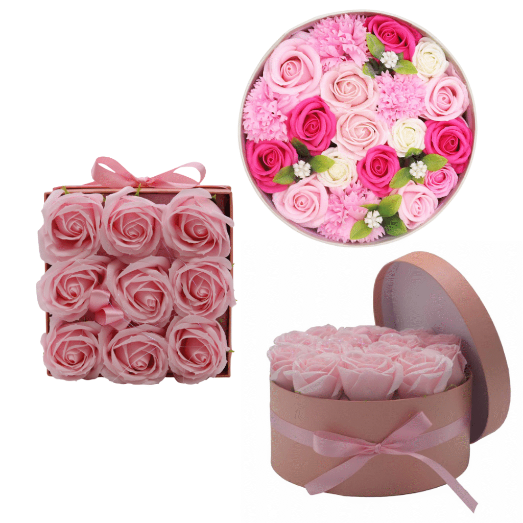 kwiat mydlany różowy goździk