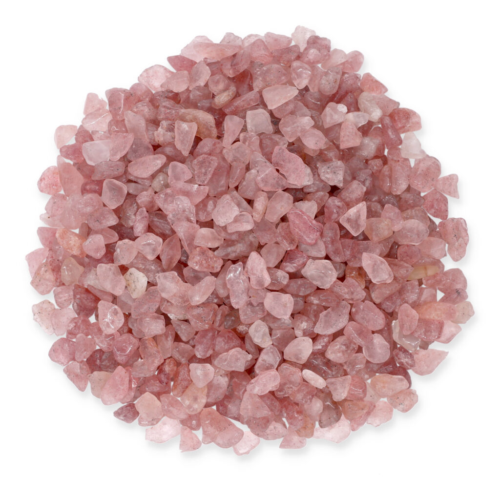 kamienie ozdobne kwarc truskawkowy